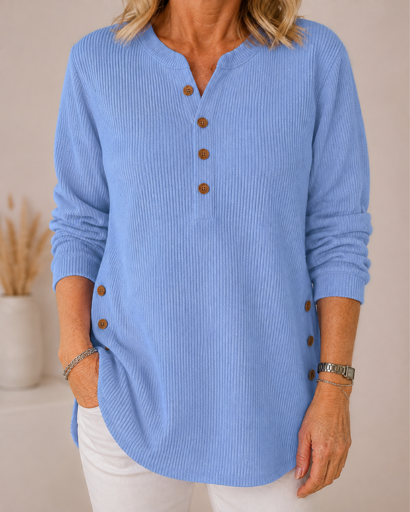 Comfortable Button Jumper