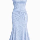 Naomi | Bias Cut Satin Luminous Neutral Midi Dress