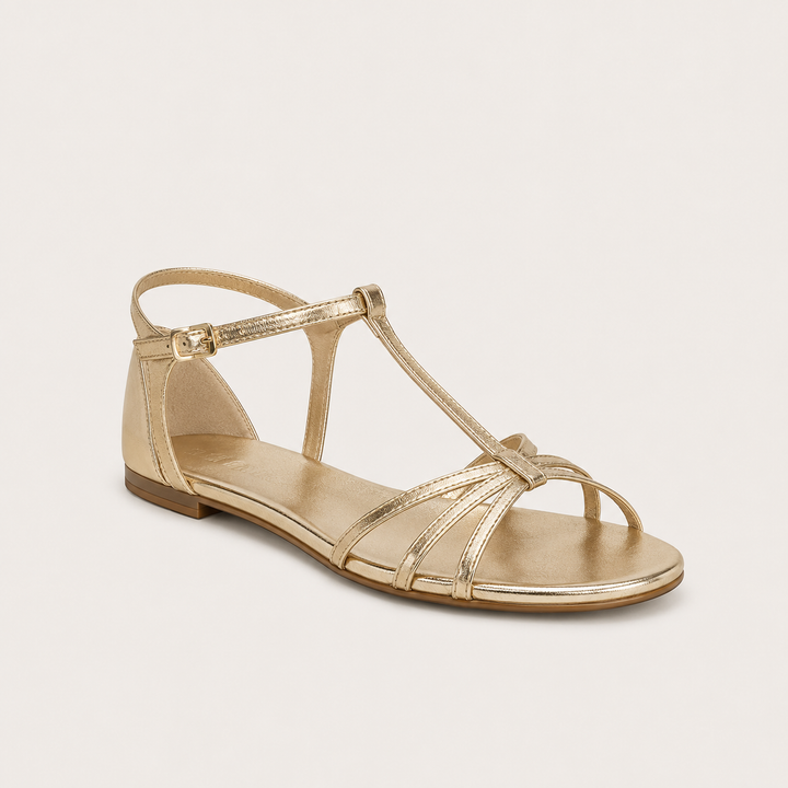 Rosalba | Gold Spring Sandals