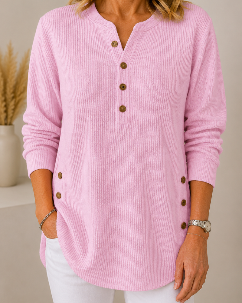 Comfortable Button Jumper
