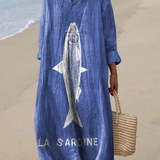 Lavina | Airy Spring Dress with Long Sleeves