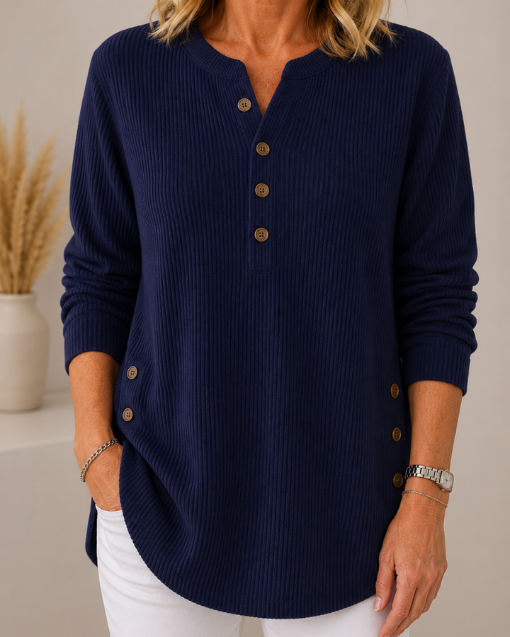 Comfortable Button Jumper