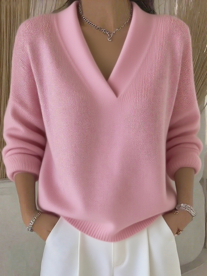 Gentle V-Neck Sweater