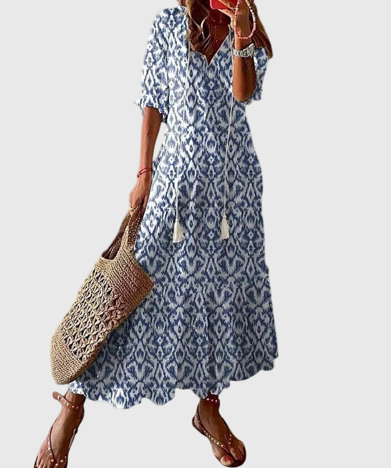 Amalia | Boho Vintage Summer Maxi Dress