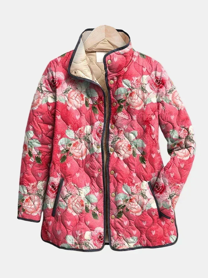 DELACROIX | Quilted Jacket Raspberry Pink Astrid