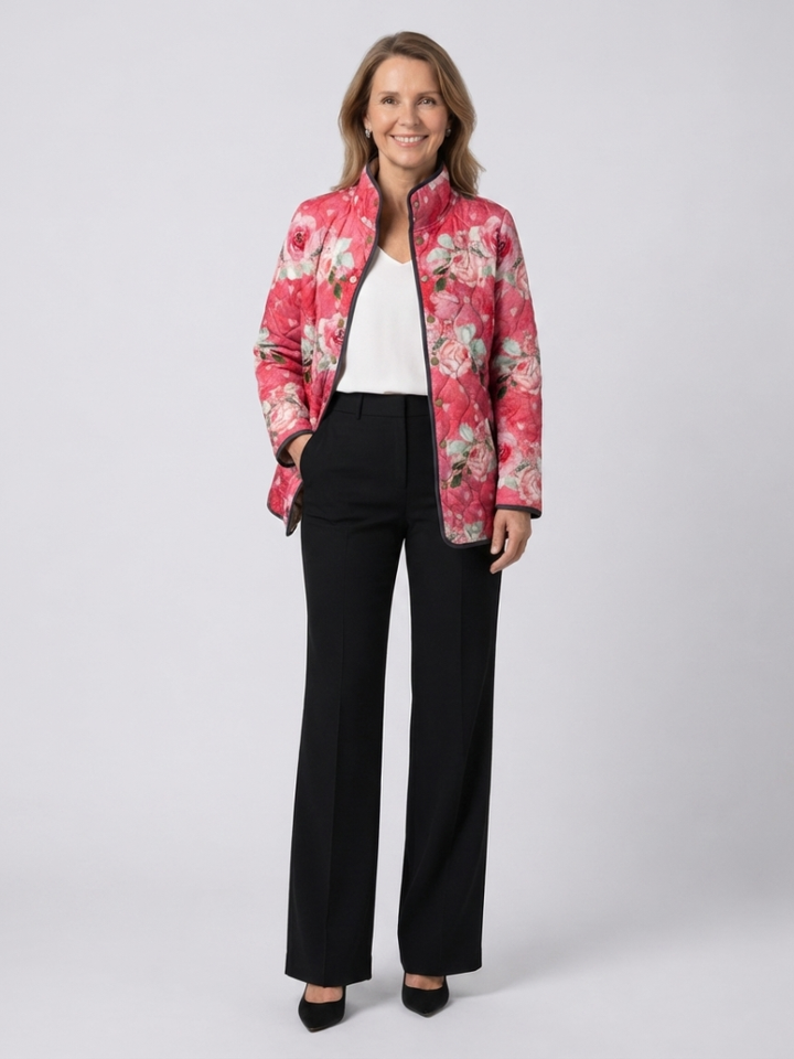 DELACROIX | Quilted Jacket Raspberry Pink Astrid