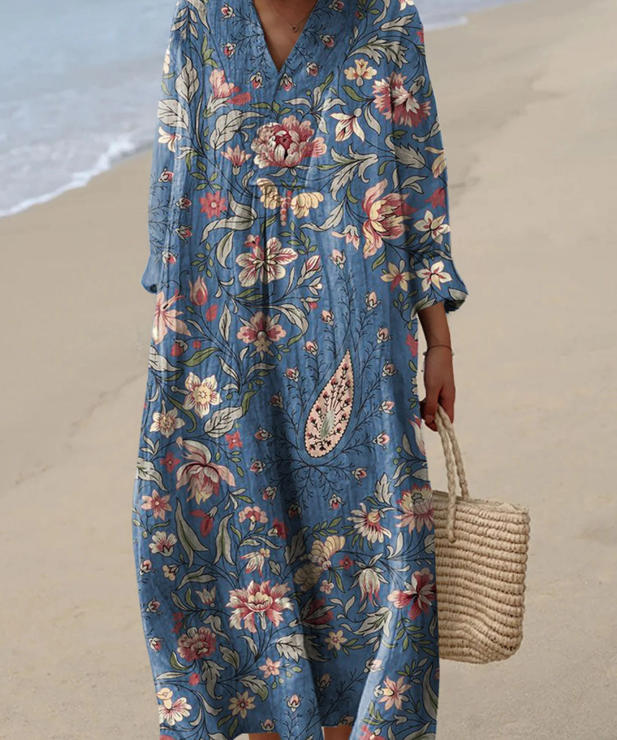 Soraya | Airy Spring Dress with Long Sleeves