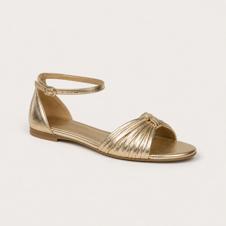 Vittoria | Sandals with Golden Accents