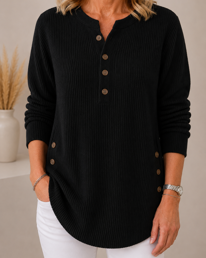 Comfortable Button Jumper