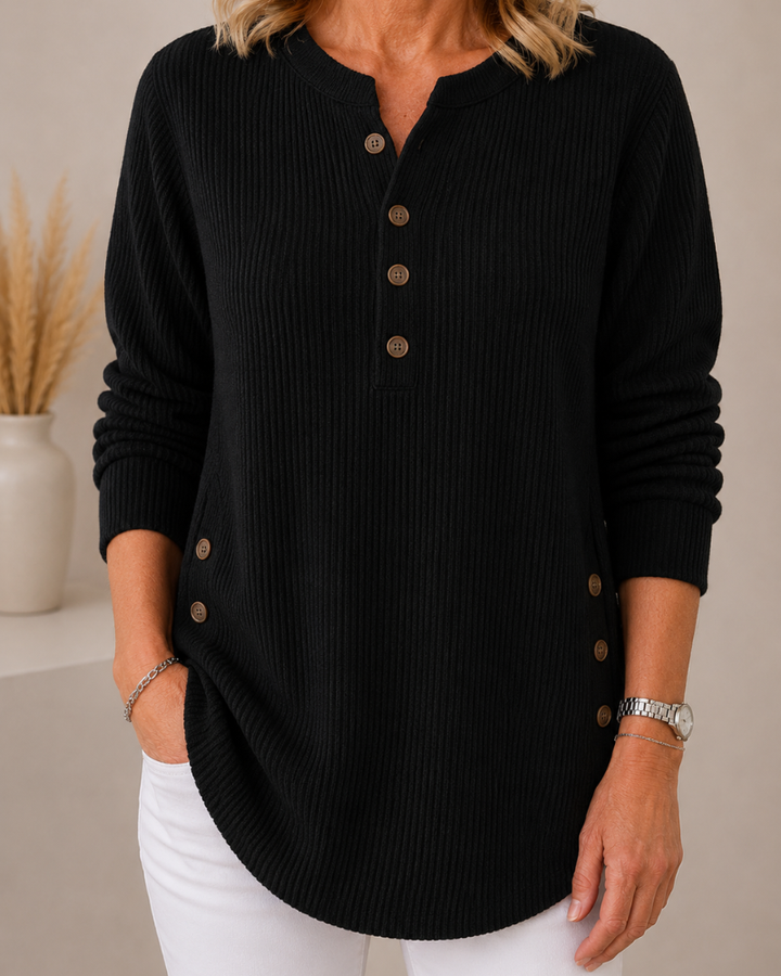 Comfortable Button Jumper