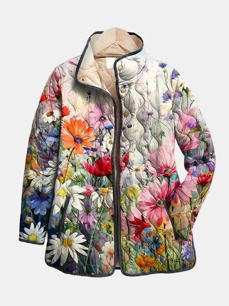 Lana | Quilted Jacket Vilde Flowers Josefine