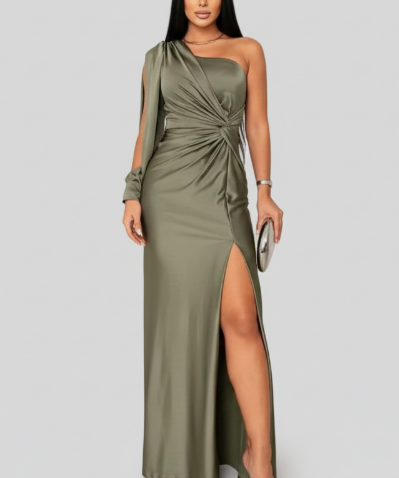 Alice | Refined Silhouette Elegant Special Occasion Maxi Dress