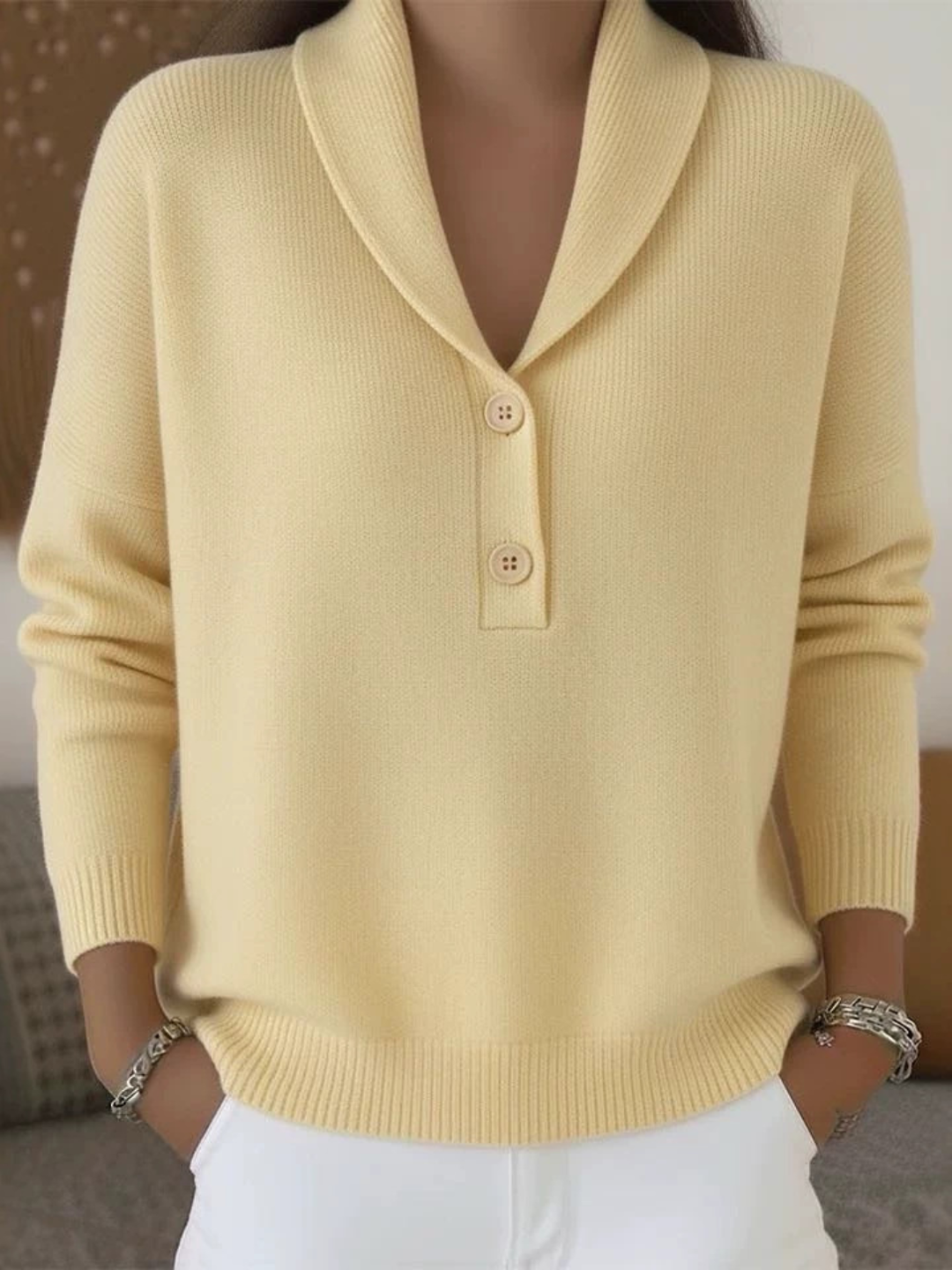Soft Mock Neck Sweater