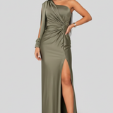Alice | Refined Silhouette Elegant Special Occasion Maxi Dress