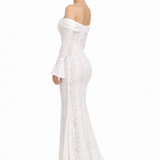 Annie | Sculpting Mesh Lined Stretch Floral Lace Dress