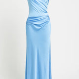 Aurora | Asymmetric Draped One-Shoulder Maxi Dress