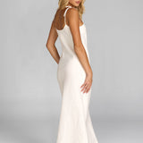 Bow | Bias Cut Bow-Strap Maxi Dress