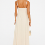 Celina | A-Line Spaghetti Strap Midi Dress