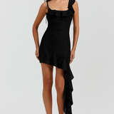 Ayla | Ruffled Asymmetrical Mini Dress