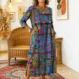Eliana | Printed Midi Dress
