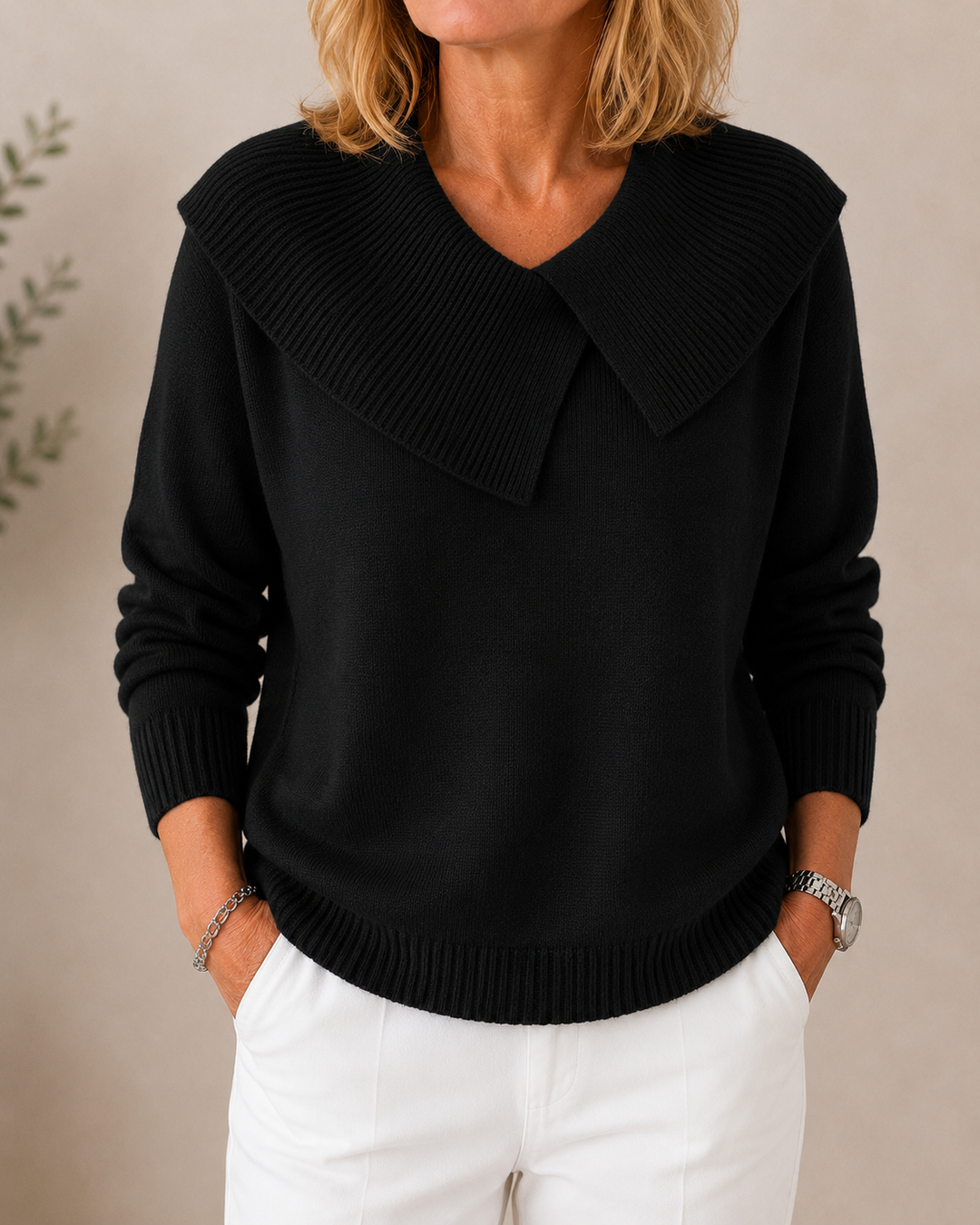 Soft Funnel Neck Sweater