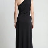 Aurora | Asymmetric Draped One-Shoulder Maxi Dress