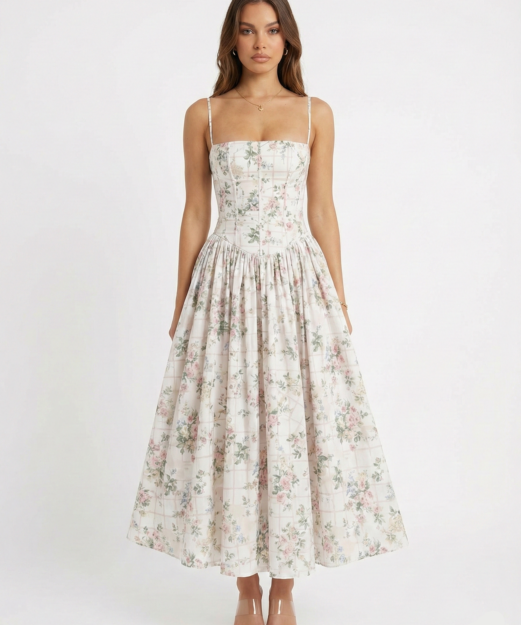 Radiance | Radiance Floral Cut-Out Maxi Dress