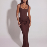 Eleonora | Structured Bodice Sculpted Maxi Dress