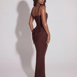 Eleonora | Structured Bodice Sculpted Maxi Dress