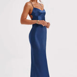 Macie | Fluid Body-Skimming Fit Sweetheart Maxi Gown