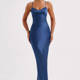 Macie | Fluid Body-Skimming Fit Sweetheart Maxi Gown