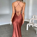 Macie | Fluid Body-Skimming Fit Sweetheart Maxi Gown
