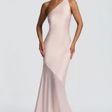 Feline | Bias-Cut Fluid Layered Skirt Sculpted Maxi Dress