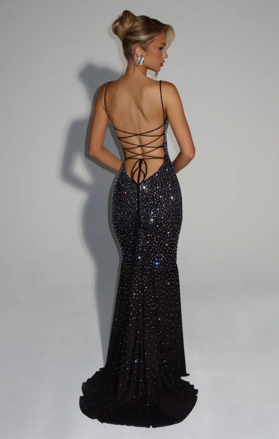 Josie | Sculpted Bodice Refined Opulence Shimmer Maxi Dress - Isabel Lavigne
