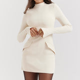 Blaire | Clean Silhouette Modern Tailored Chic Mini Dress