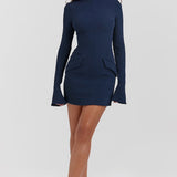 Blaire | Clean Silhouette Modern Tailored Chic Mini Dress