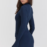 Blaire | Clean Silhouette Modern Tailored Chic Mini Dress