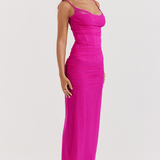 Larissa Women’s Maxi Dress | Draped Festive Gown & Stylish Workwear