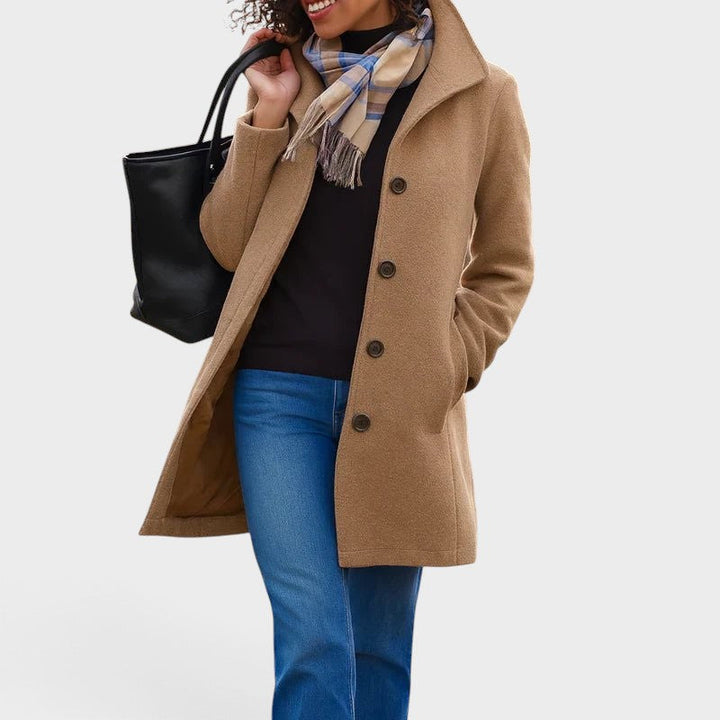 Amandine | Double-Breasted Cotton Trench Coat