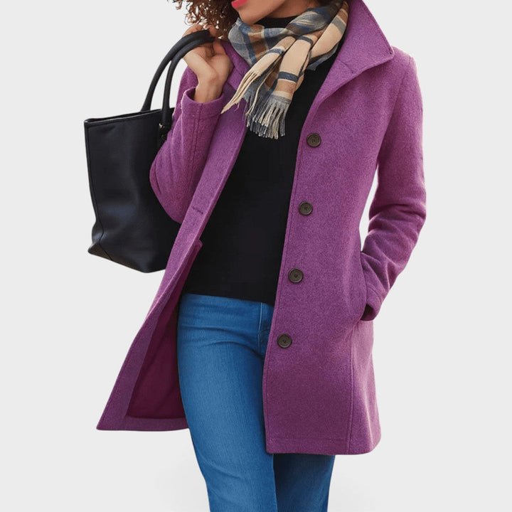 Amandine | Double-Breasted Cotton Trench Coat