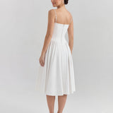 Amaria | Underwired Sweetheart Neckline Corset Midi Dress