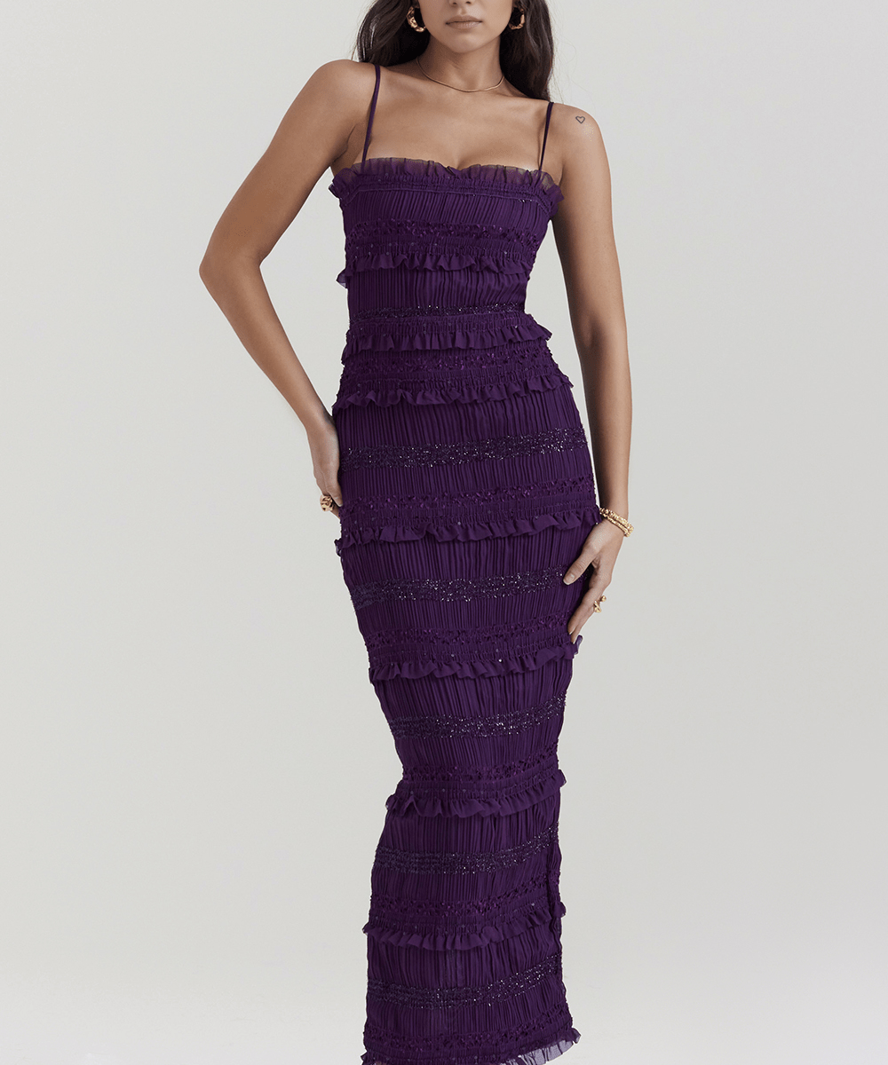 Malene Women’s Maxi Dress | Classic Long Dress for Day & Night