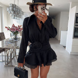 Odette | Classic Black Mini Dress