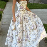 Radiance | Radiance Floral Cut-Out Maxi Dress