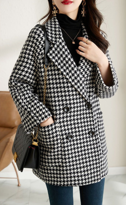 Audrey | Oversized Check Jacket