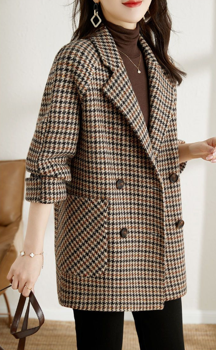 Audrey | Oversized Check Jacket