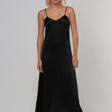 Camy | Black Cami Midi Dress