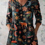 Adeline | Long Blouse with V-Neck