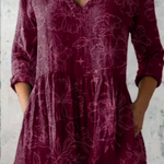 Florence | Long Blouse with V-Neck