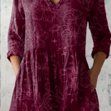 Florence | Long Blouse with V-Neck